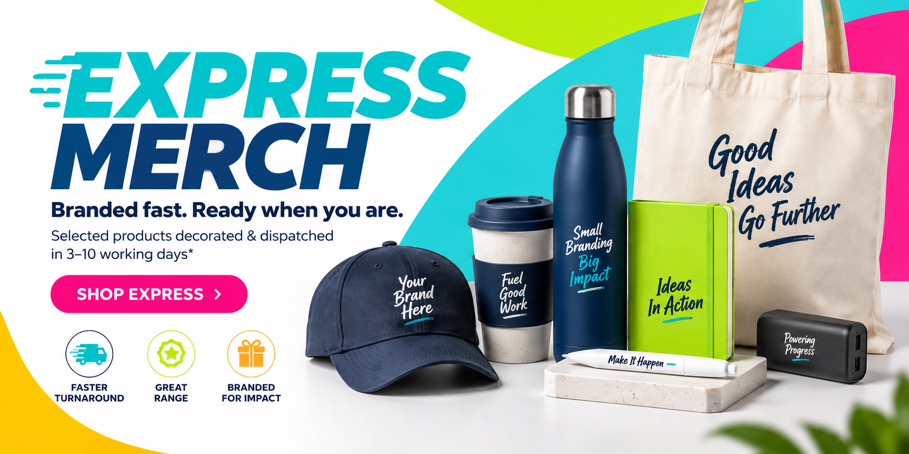 Shop Express Merch at Brandconnect