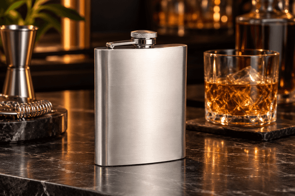 Bartender S/S Hip Flask 8oz/236ml