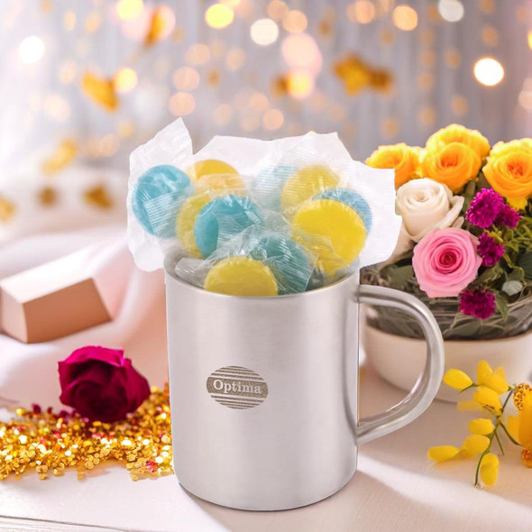 Corporate Colour Lollipops in Java Mug