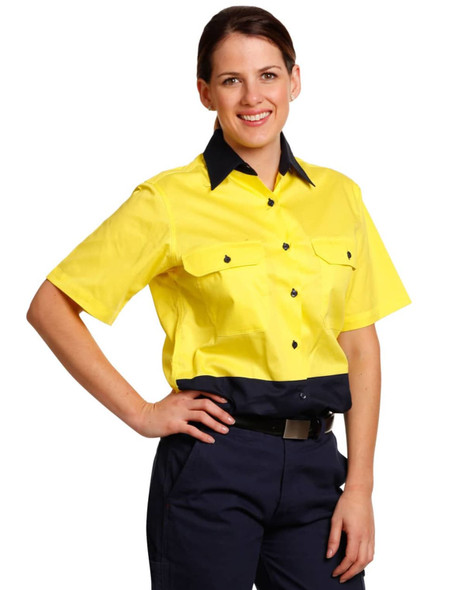 Women's Short Sleeve Safety Shirt