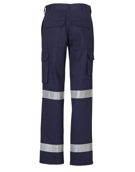 Ladies' Heavy Cotton Drill Cargo Pants With Biomotion 3 M Tapes