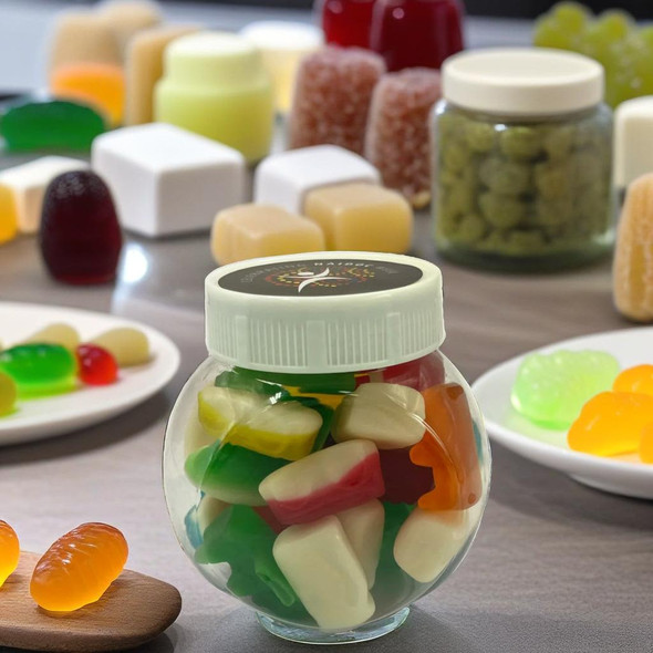 Plastic Jar filled with Mixed Lollies 135g