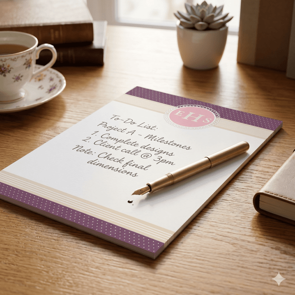 A4 Note Pad - 25 Leaves