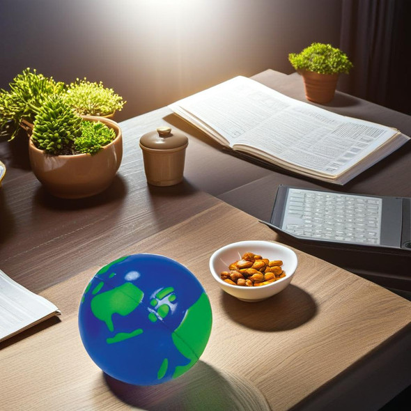 World Map Stress Ball