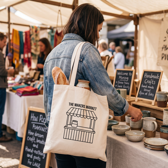 Sonnet Cotton Tote Bag
