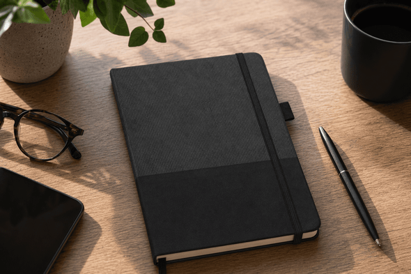 A5 Thermo Notebook w/ Recycled Paper