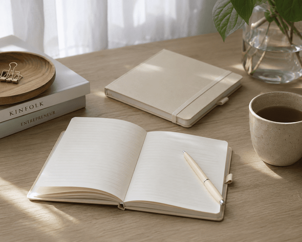 Terra Recycled Paper Hard Cover Notebook