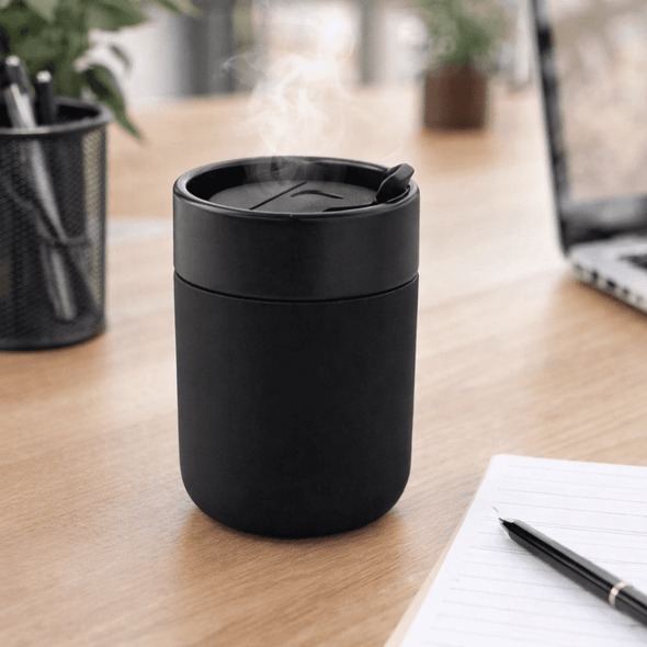 Java 330 ml Ceramic Tumbler w/ Silicone Wrap