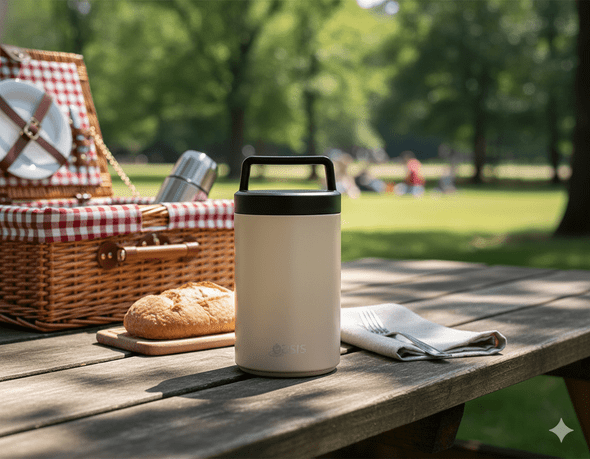 Oasis 700ml Vacuum Food Flask with Spoon