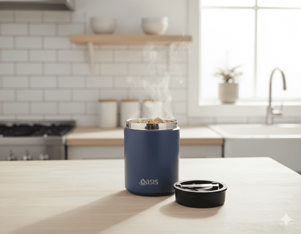 Oasis 480ml Vacuum Food Flask with Spoon