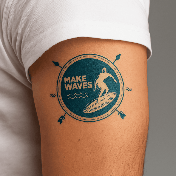 50mm x 50mm Classic Temporary Tattoos
