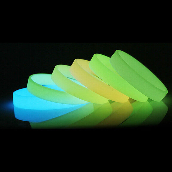 Neon Glow Silicone Wrist Band