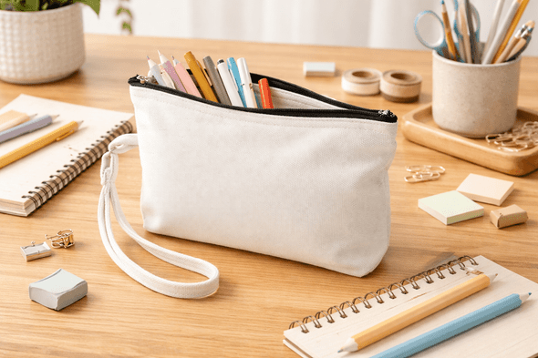 Colouring Canvas Pencil Case