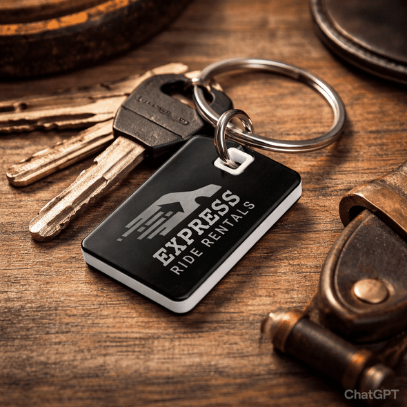 Rectangle Stainless Steel Keytag