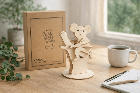 BRANDCRAFT Koala Wooden Model
