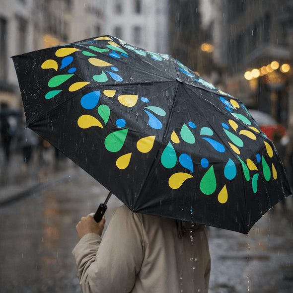 Colour Changing Compact Umbrella