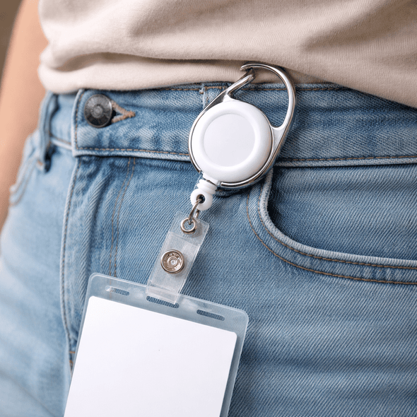 Carabiner Retractable Card Holder