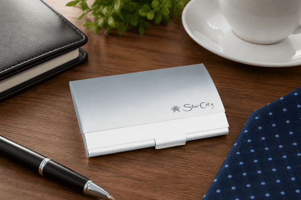 Deluxe Pocket Business Card Holder