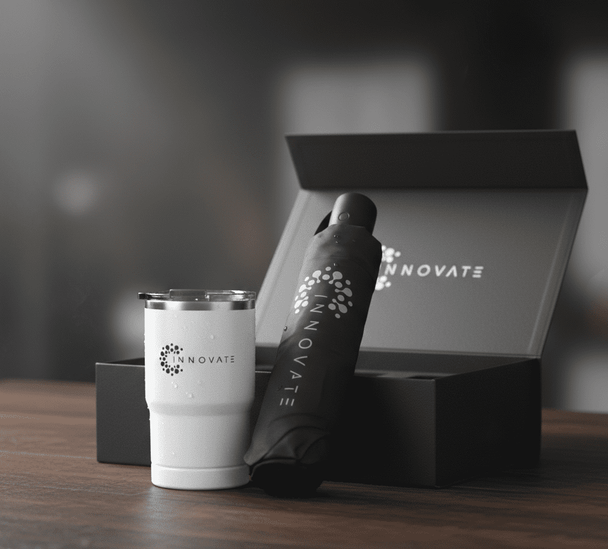 Umbrella & Tumbler Gift Set