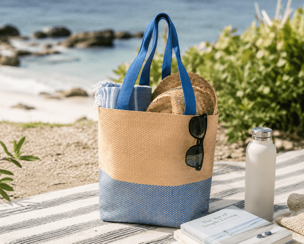 Paper Straw Tote Bag - 10L