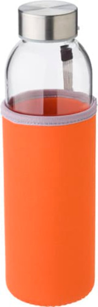 Glass bottle (500 ml) with neoprene sleeve Nika