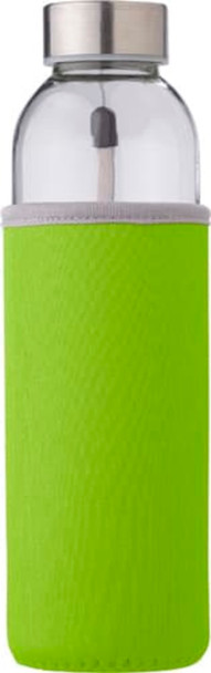 Glass bottle (500 ml) with neoprene sleeve Nika