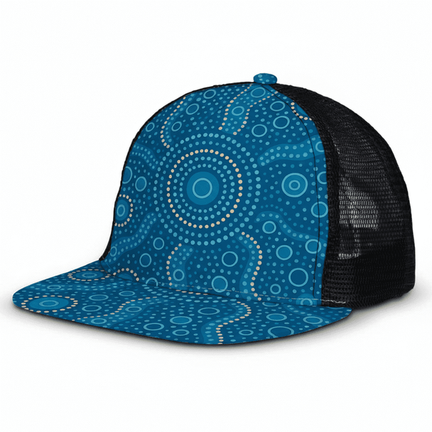 Impala Custom Flat Peak Mesh Cap Impala Custom Flat Peak Mesh Cap
