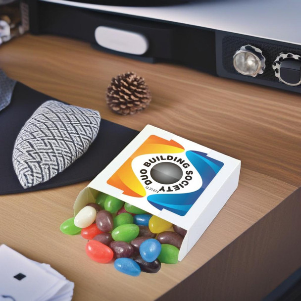 Assorted Colour Jelly Beans in 50g Box