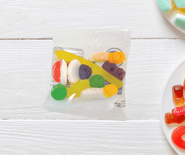Assorted Jelly Party Mix in 50 Gram Cello Bag