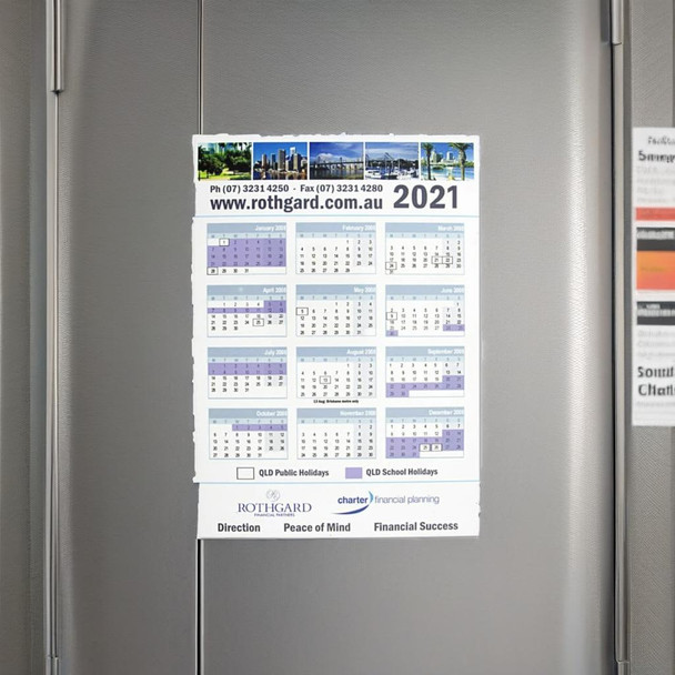 Magnetic Tab Calendar 148x210mm