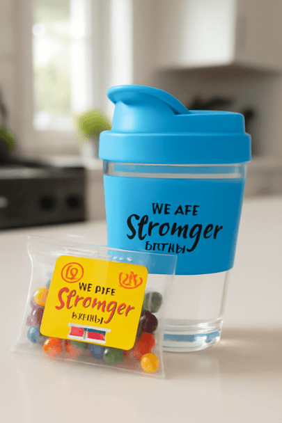 Kick Coffee Cup with Jelly Beans