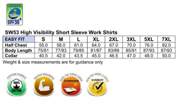 Cotton Drill Safety Shirt