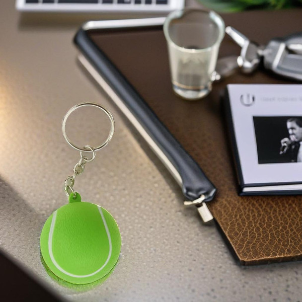 Stress Tennis Ball Key Ring