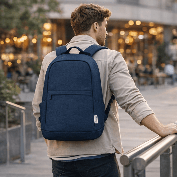 Darani GRS Recycled Canvas Anti-Theft 15" 21L Laptop Backpack