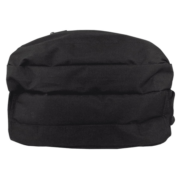 A black High Sierra Access 3.0 Backpack with a textured finish and an exterior mesh pocket.