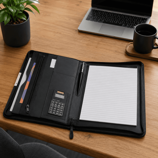 The Stella A4 Zip Compendium w/ Calculator