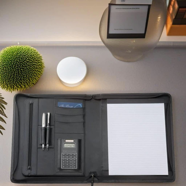 The Windsor A4 Bonded Leather Compendium
