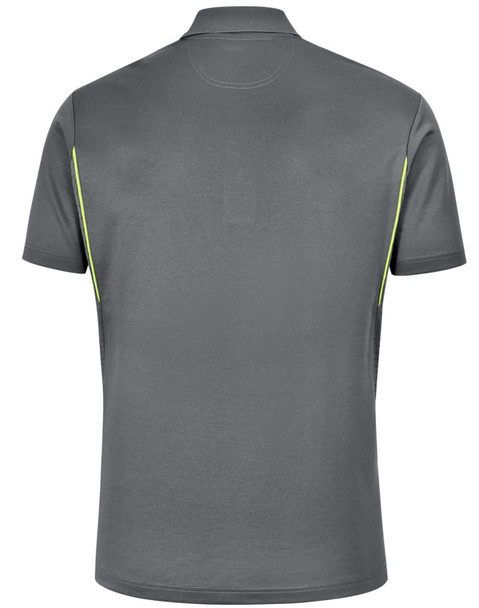 Men's Sustainable Poly/Cotton Contrast S/S Polo