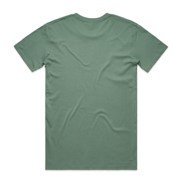 A green t-shirt with a simple design, featuring a logo on the back. The shirt has a round neckline and short sleeves. A green t-shirt with a simple design, featuring a logo on the back. The shirt has a round neckline and short sleeves.