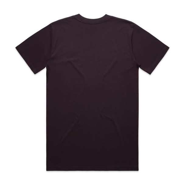 A black Classic Tee, featuring a simple design and short sleeves, with a logo on the back.