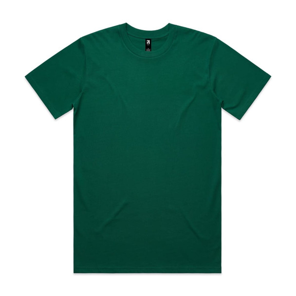 A green Classic Tee t-shirt featuring a crew neck and short sleeves, with a logo at the neckline.