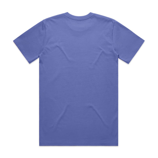 A blue Classic Tee T-shirt featuring a plain back and a branding logo.