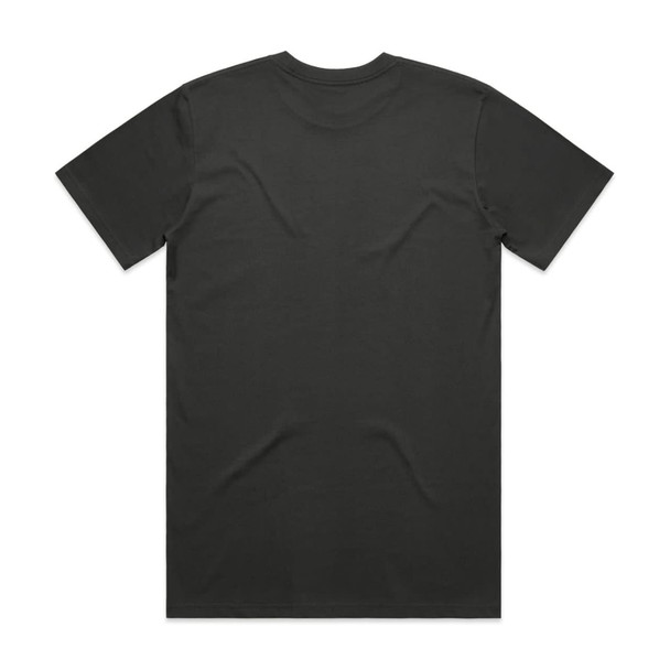 A black Classic Tee t-shirt without any visible design, featuring a simple, plain back.