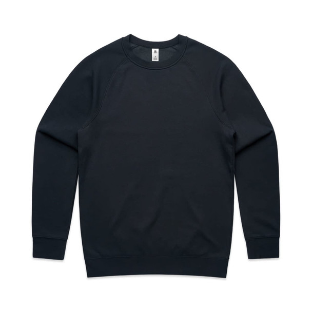 A black jumper with a crew neckline and long sleeves. It features a logo on the interior label. A black jumper with a crew neckline and long sleeves. It features a logo on the interior label.