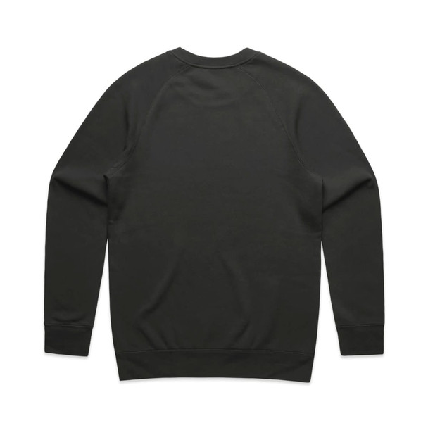 A black jumper with a plain back and long sleeves, featuring a simple design without any visible logos. A black jumper with a plain back and long sleeves, featuring a simple design without any visible logos.