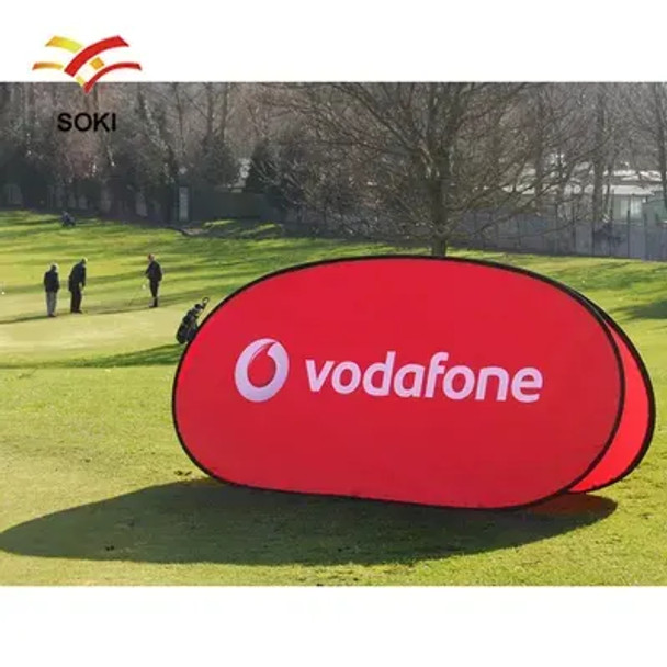 Bean Shaped Pop Up Banners (Small)