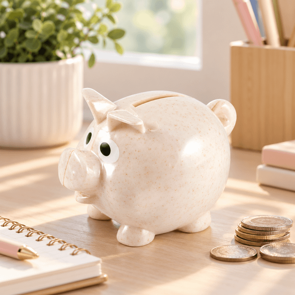 World's Smallest Pig Eco Coin Bank