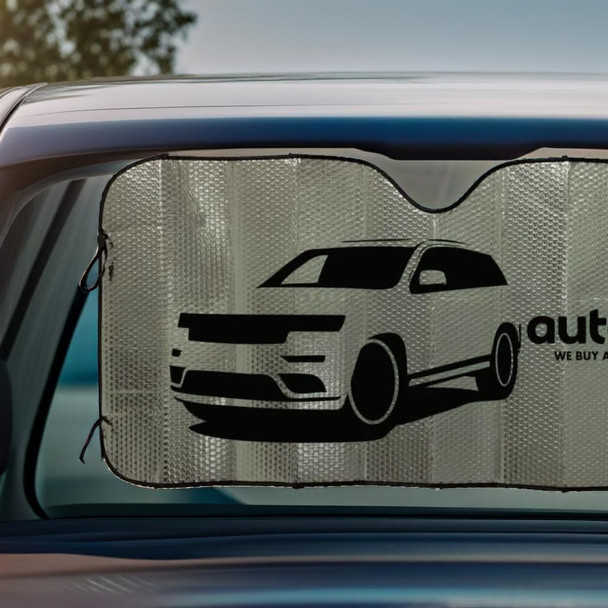 Concertina Metallic Car Sun Shade