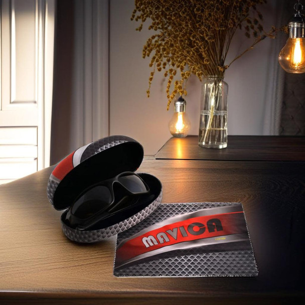 Hard Sunglasses Case with Lens Cloth