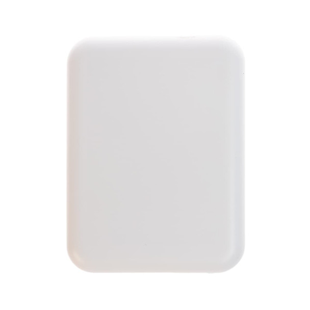 An LED Compact Mirror in a sleek, rectangular design with rounded edges and a smooth white finish.